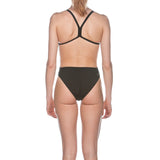 Arena Women's Solid Light Tech High Black-White
