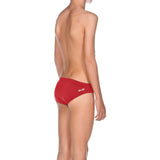 Arena Boy's Solid Brief Red-White