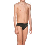 Arena Boy's Solid Brief Black-White