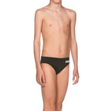 Arena Boy's Solid Brief Black-White