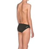 Arena Boy's Solid Brief Black-White