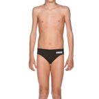 Arena Boy's Solid Brief Black-White