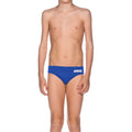 Arena Boy's Solid Brief Royal-White