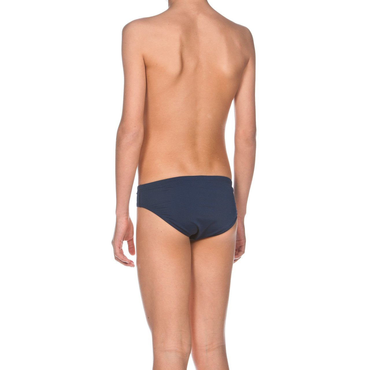 Arena Boy's Solid Brief Navy-White