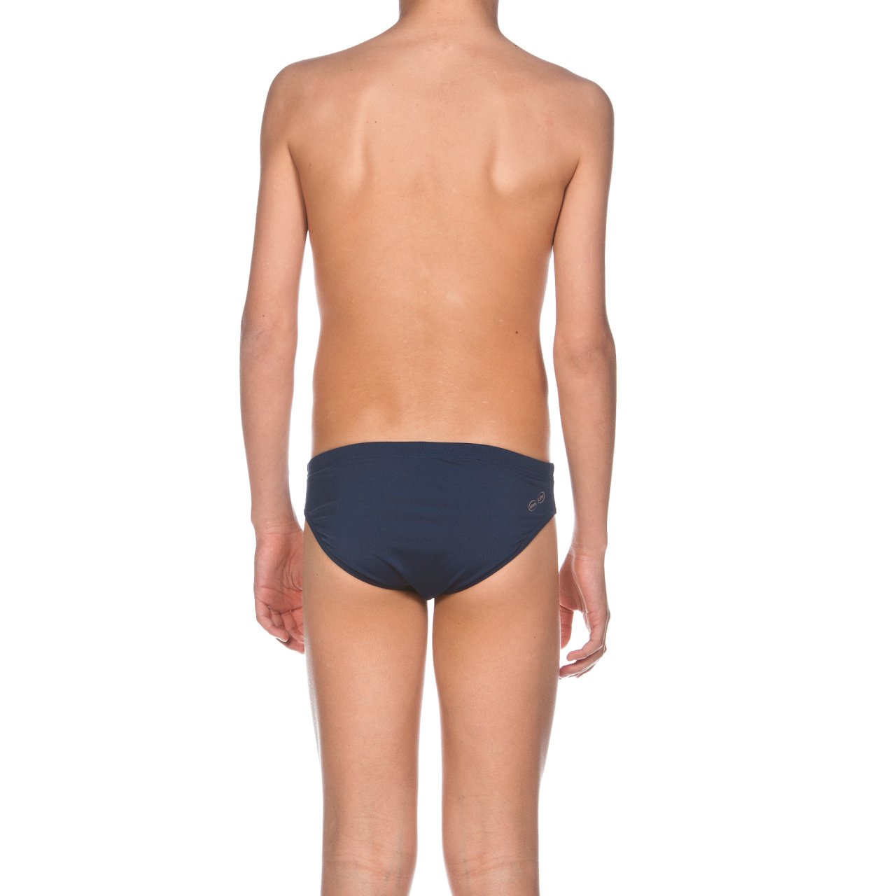 Arena Boy's Solid Brief Navy-White