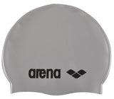 Arena Classic Silicone Cap Silver-Black