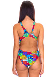 Arena W Swim Tech High Phantasy Print Meow