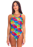 Arena W Swim Tech High Phantasy Print Meow