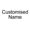 Customised Name Text