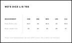 Alexandra Women's Dice Long Sleeve Tee - Black