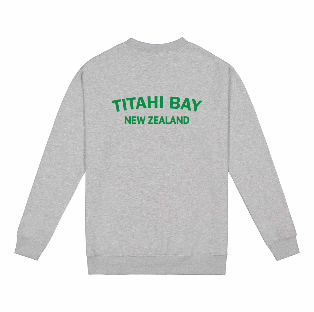 Titahi Bay Club Unisex Sweatshirt - Grey Marle
